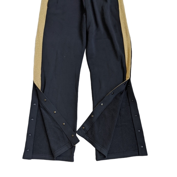 ALL ACCESS Tune Up Metallic Striped Stretch Jersey Track Pants-size large. GUC - Picture 8 of 14